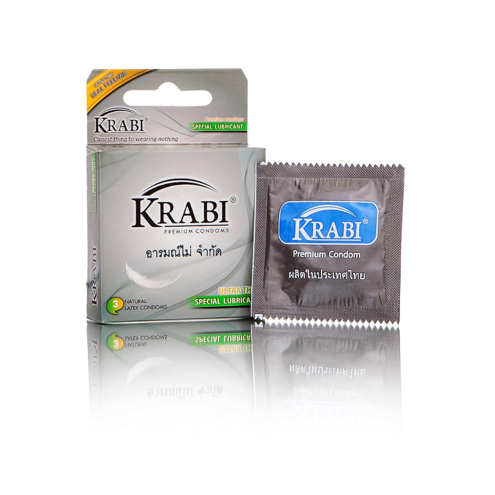 Bao cao su Krabi siêu mỏng - Ultrathin Krabi Premium Condoms, nhập khẩu Thailand