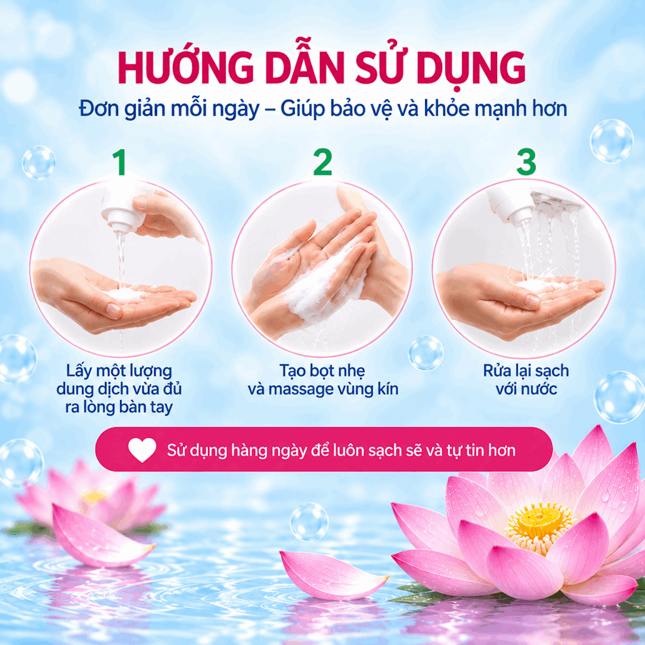 Dung dịch vệ sinh MANTOVANI Ultra delicate PH 5 - Lotus Flower and Hamamelis - Chiết xuất hoa sen và cây phỉ HAMAMELIS