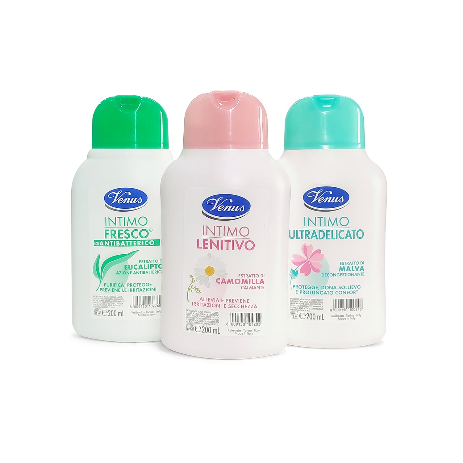 Dung dịch vệ sinh Venus Intimo Lenitivo hương hoa Cúc La Mã, nhập khẩu ITALIA, hộp 200ML
