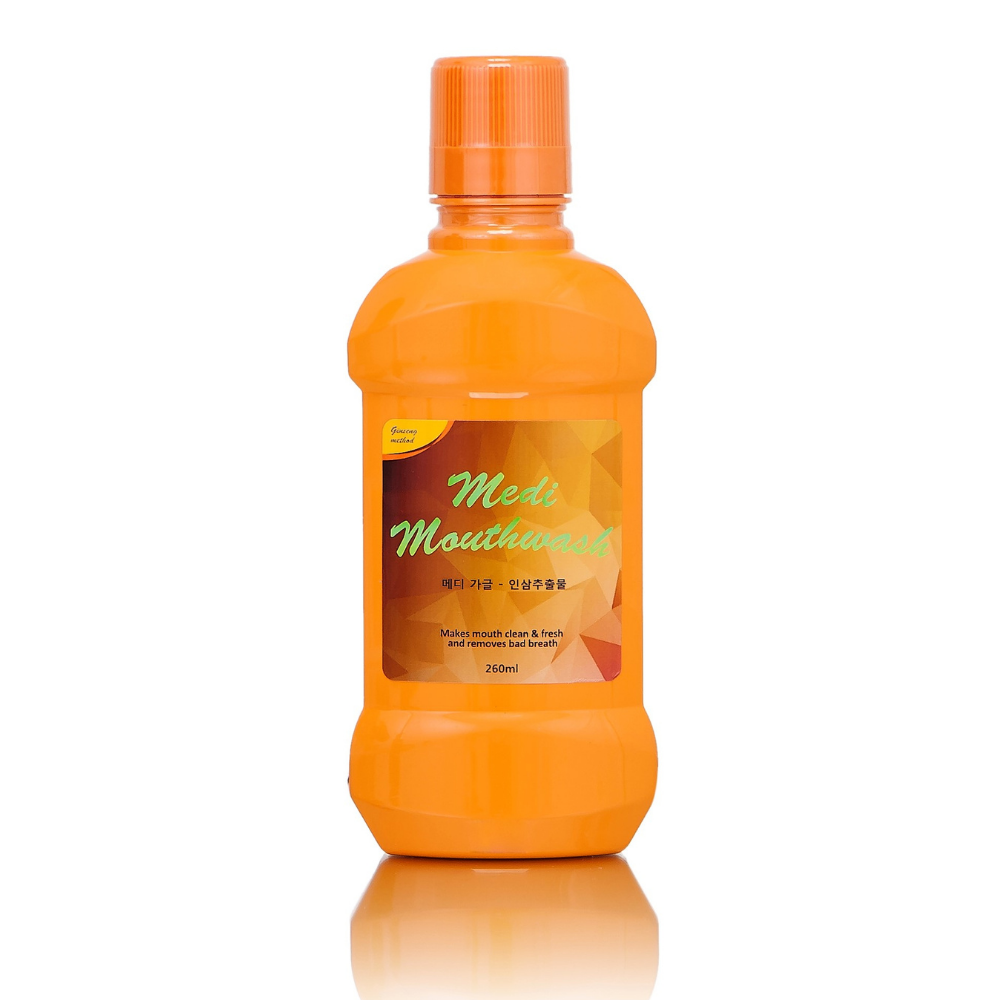 Nước súc miệng Medi Mouthwash Ginseng vị nhân sâm 260ml- Made in Korea - DALITEK VIỆT NAM