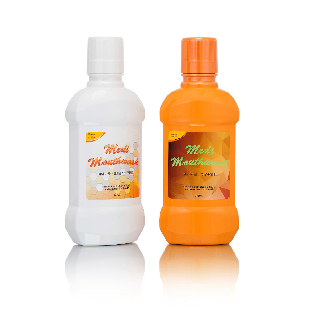 Nước súc miệng Medi Mouthwash Ginseng vị nhân sâm 260ml- Made in Korea - DALITEK VIỆT NAM